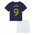 Maillot de foot France Olivier Giroud #9 Domicile vêtements enfant Monde 2022 Manches Courtes (+ pantalon court)